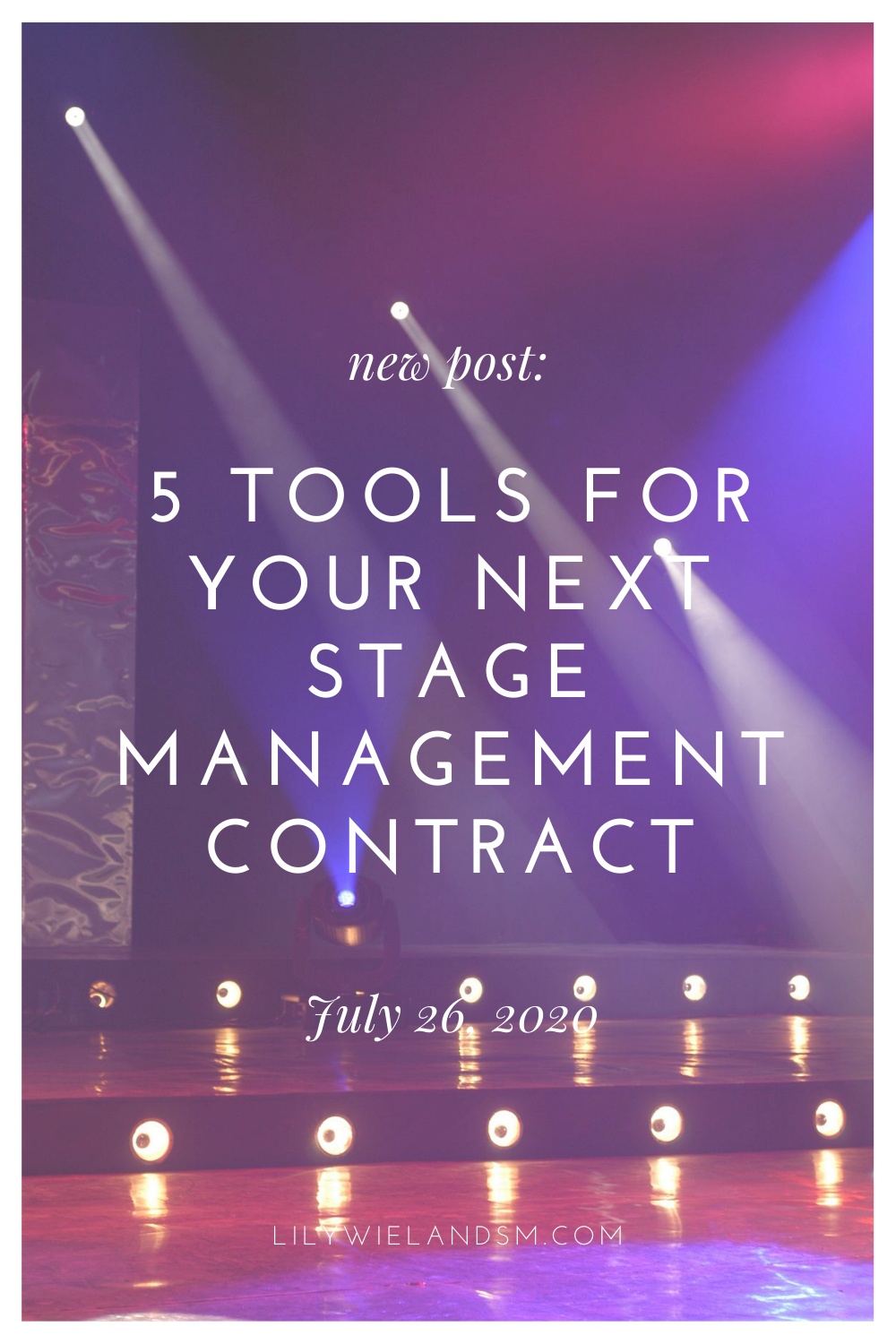 5 Tools For Stage Managers